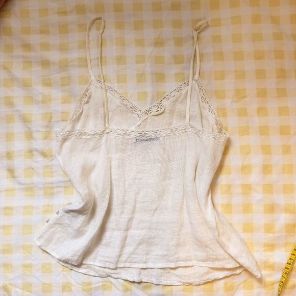 ZARA 100% LINEN SPAGHETTI TOP XS - S - Picture 15 of 17